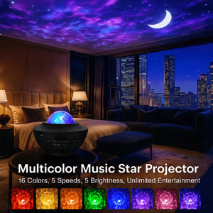 Lámpara Proyector LED de Olas 3D 🌊