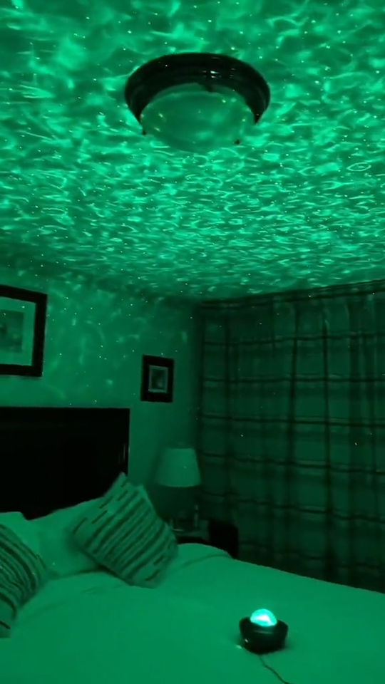 Lámpara Proyector LED de Olas 3D 🌊